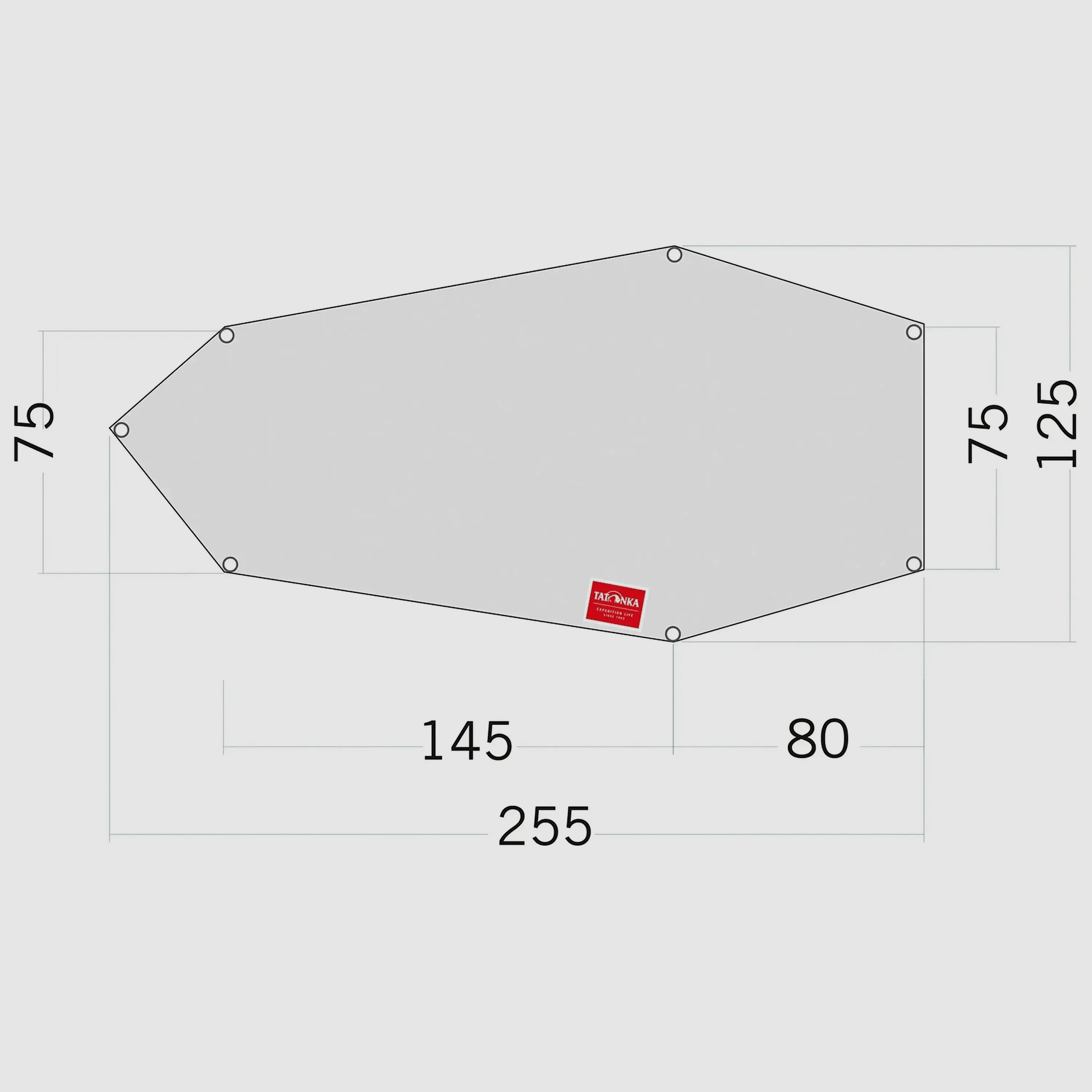 Tatonka Tatonka Zeltunterlage Floor Sheet PE Koli weiß