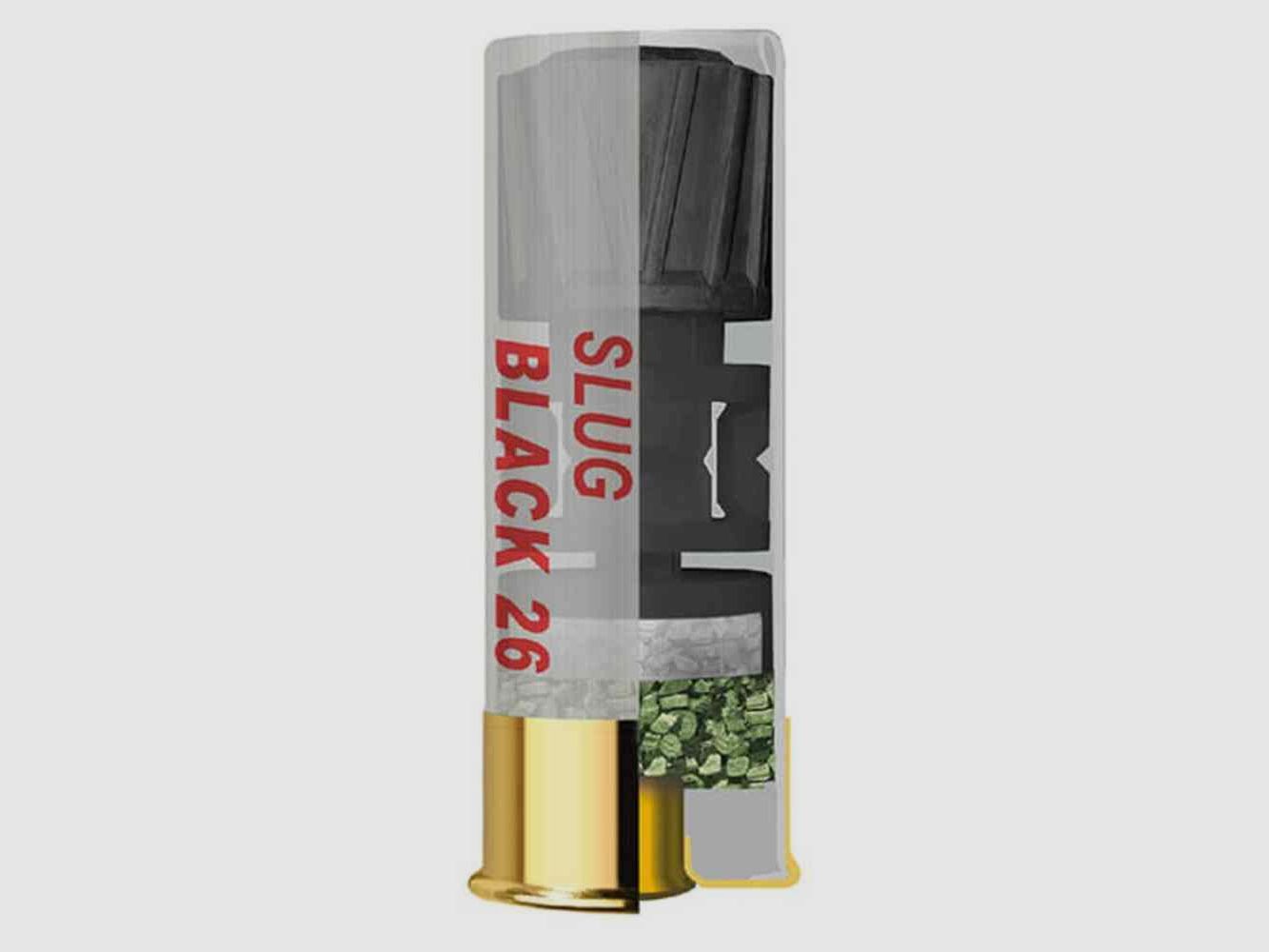 GECO COATED COMPETITION SLUG BLACK 26 Gramm 12/67,5 25Stk, Bild 2 von 2