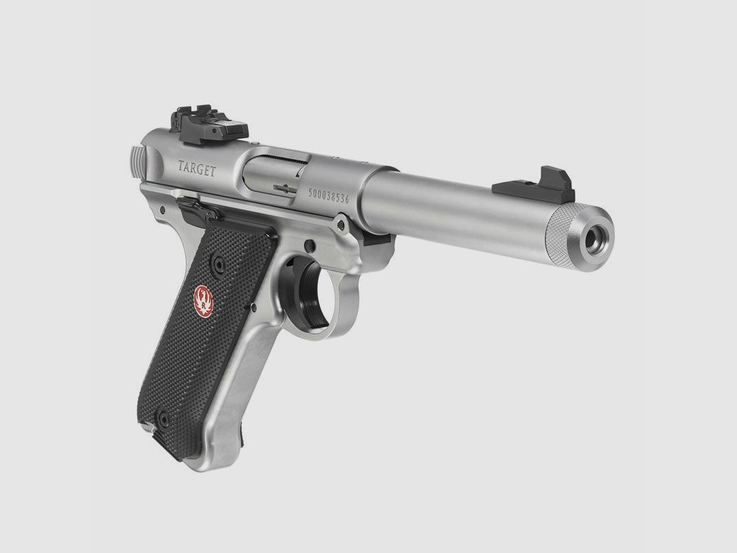 Ruger Mark IV Target Stainless Threaded 5.5