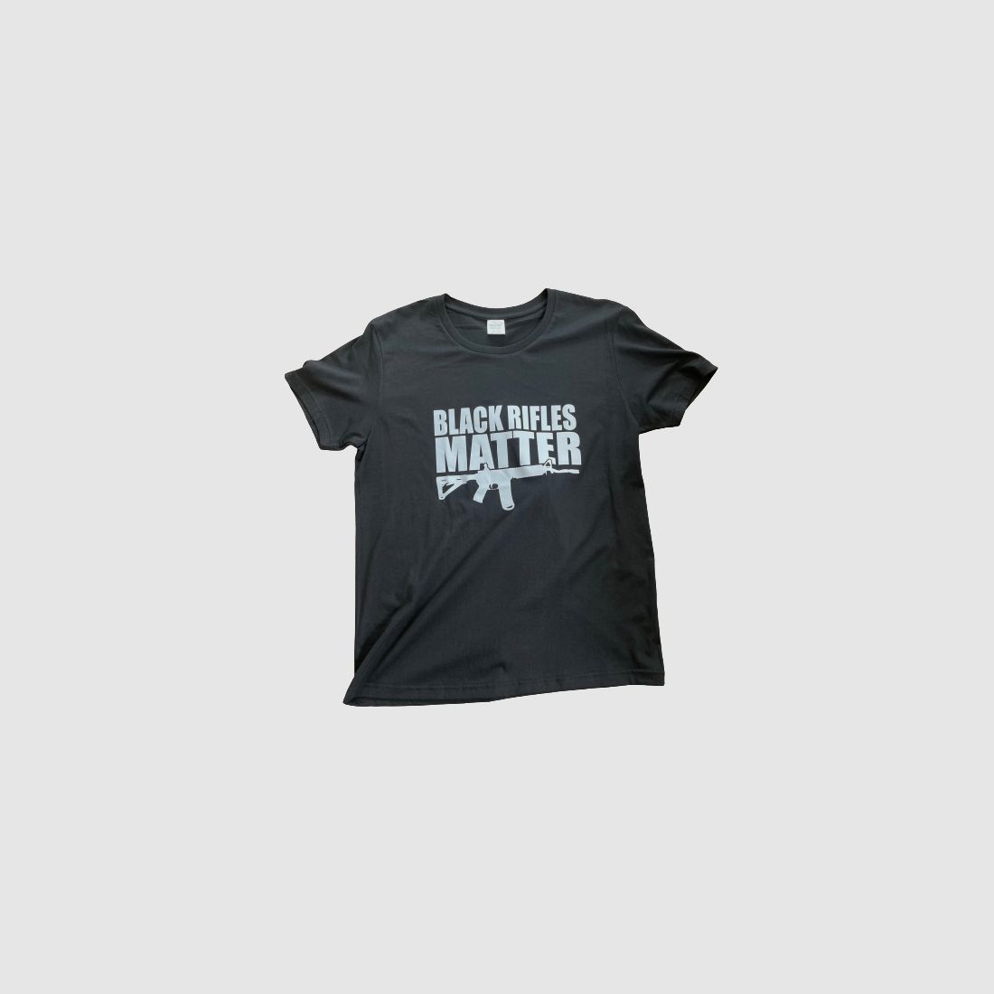 FUN-SHIRT "BLACK RIFLES MATTER" - SCHWARZ
