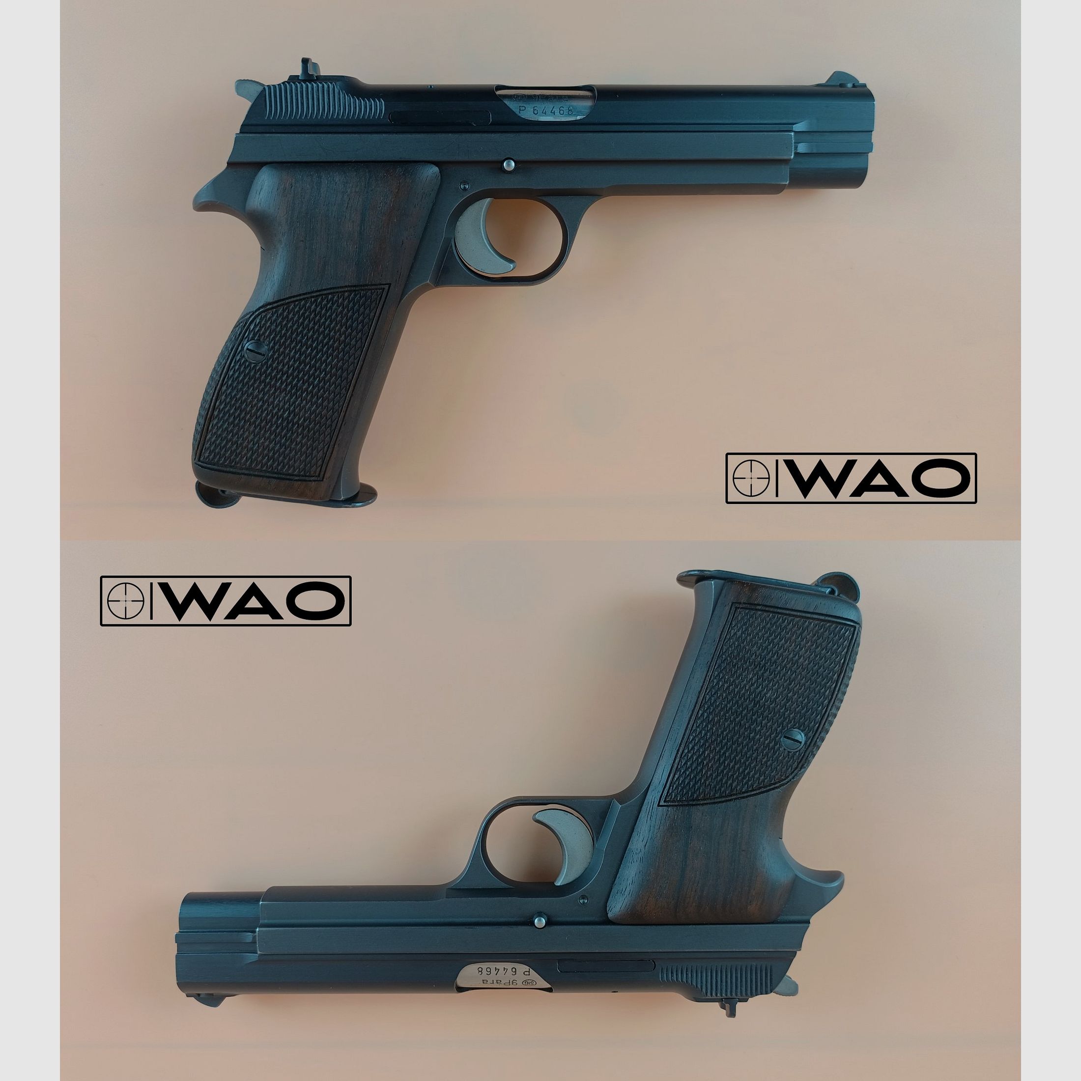 <SIG P210-2, P 210-2, Cal. 9mmLuger *Set con sistema intercambiabile Cal. .22lr*>