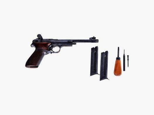 Pistolet Margolin kal. .22lr z pudełkiem akcesoriów