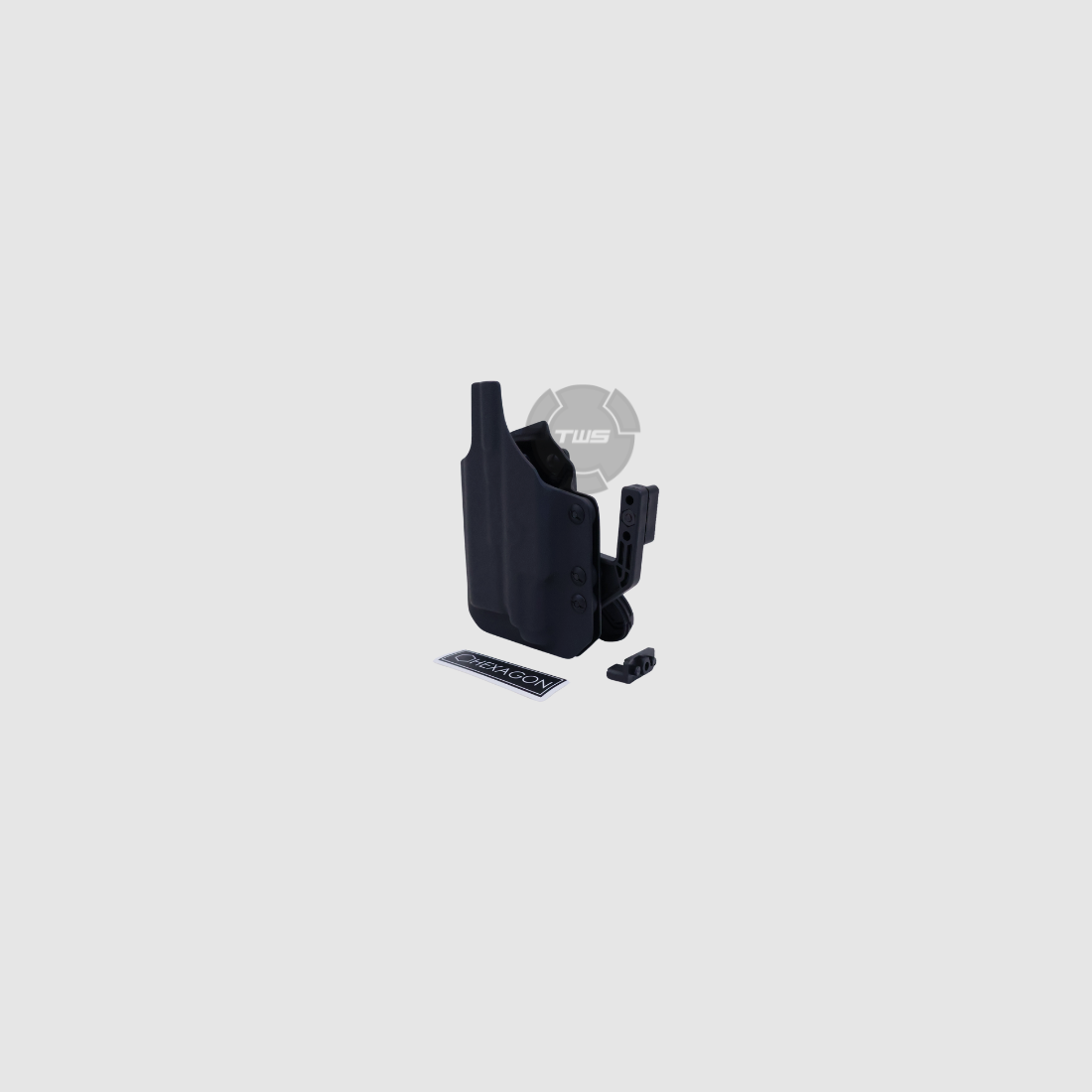 HEXAGON G43x TLR7 sub Schwarz Holster Rechts