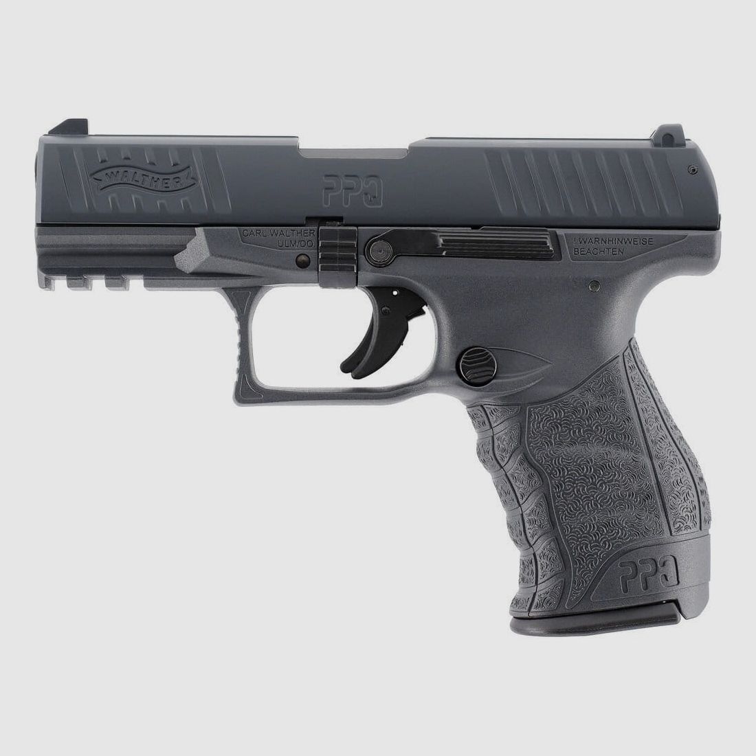 Walther PPQ M2 blank pistol 9mm P.A.K. Tungsten Gray