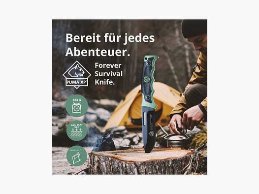 Noż PUMA XP FOREVER SURVIVAL z zapalnikiem