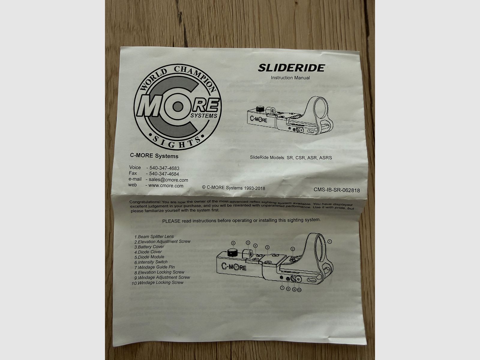 C-More Slideride Red Dot