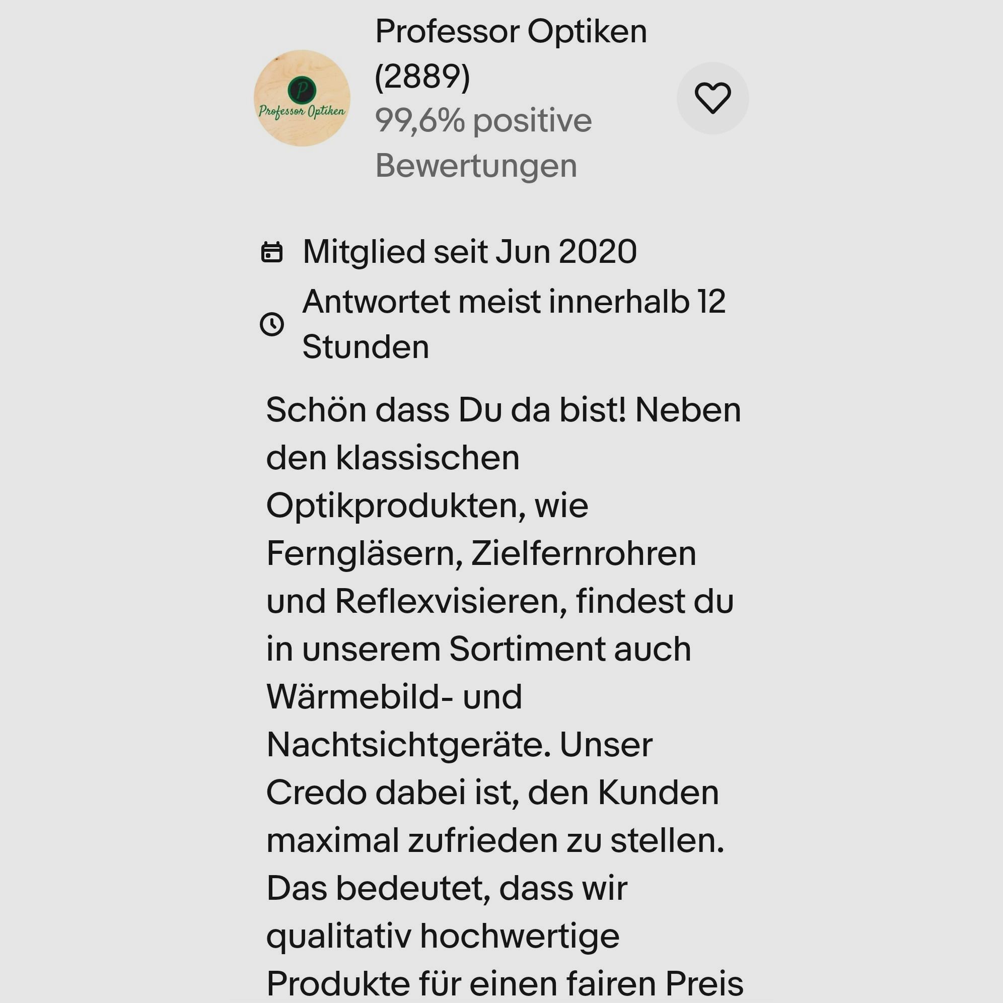 Professor Optiken das Watzmann in 8x56 HD V2.0 