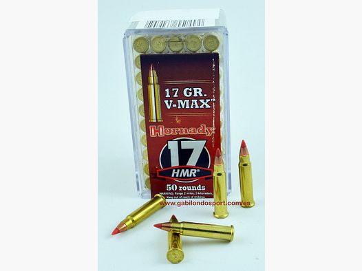 Munition Hornady Kal.17 HMR V-MAX von 17 gr