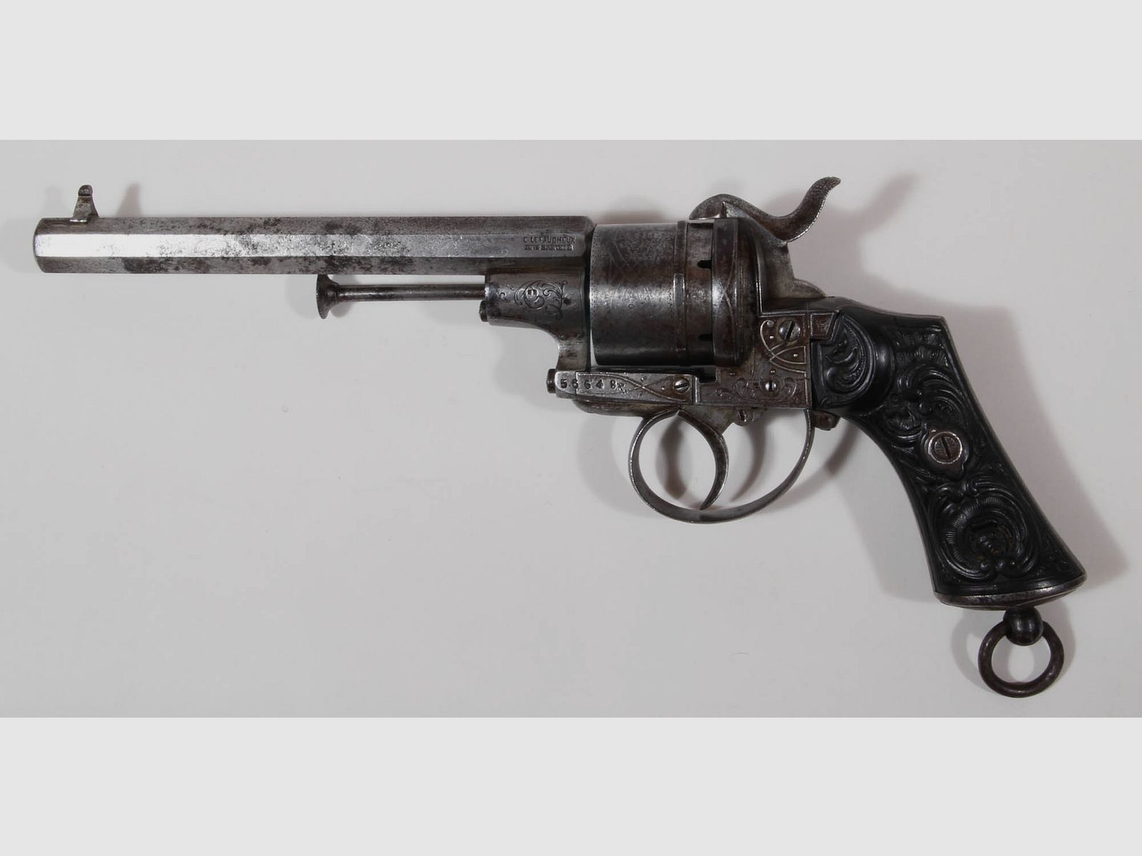 Lefaucheux revolver, Belgio intorno al 1870 Articolo 12663, immagine 2 di 5