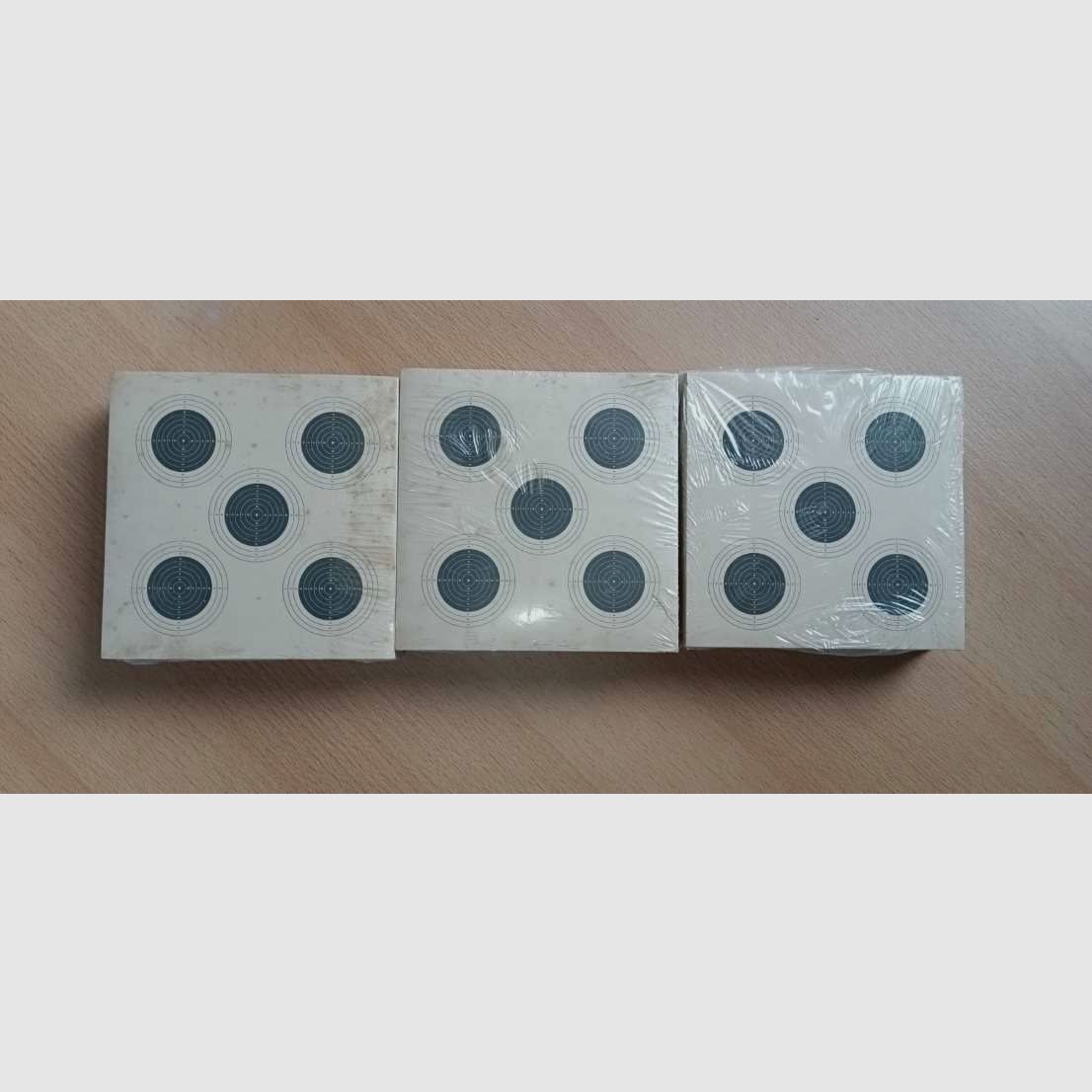 Luftgewehrscheiben 10m mit 5 Spiegel