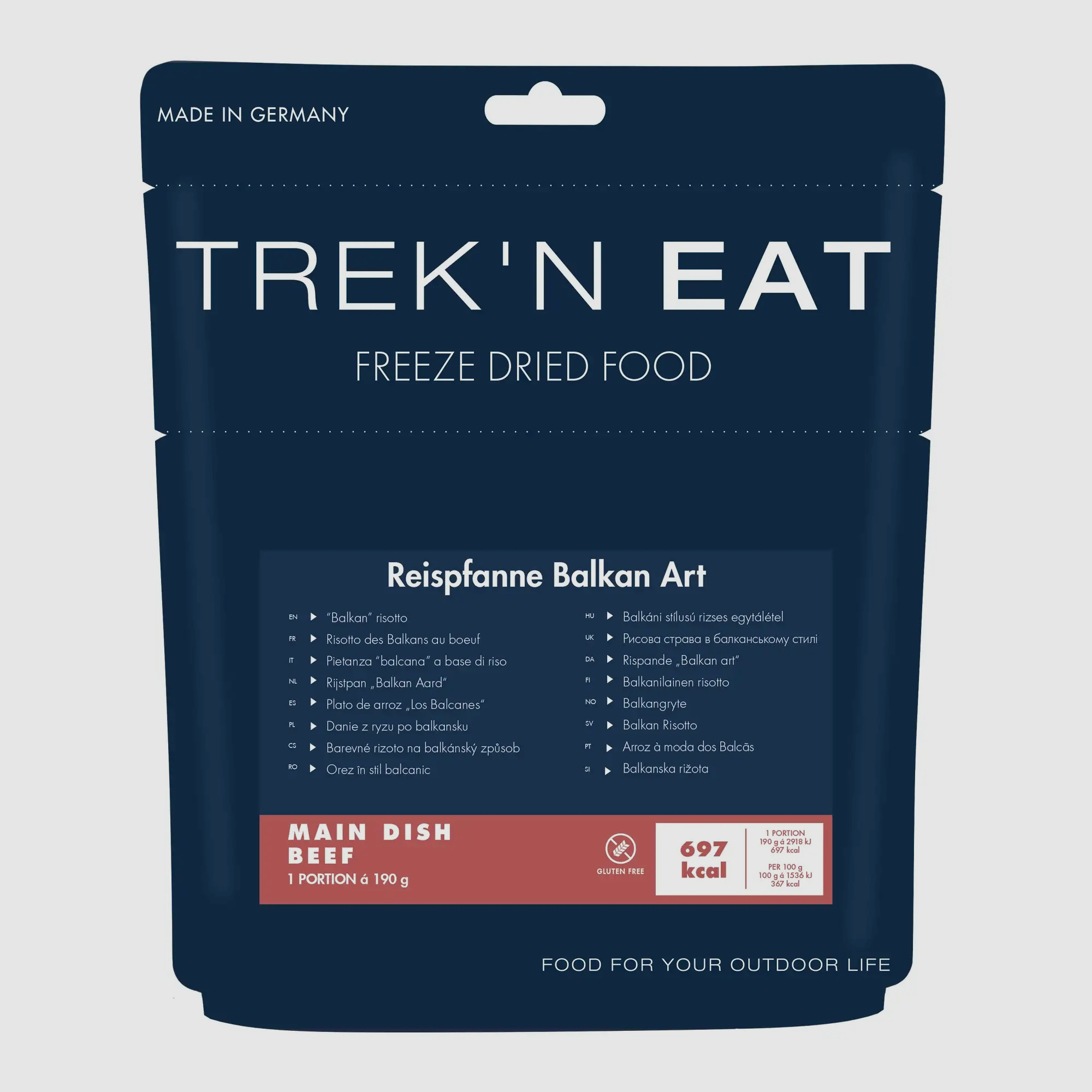 Trek'n Eat Sartén de Arroz Estilo Balcánico