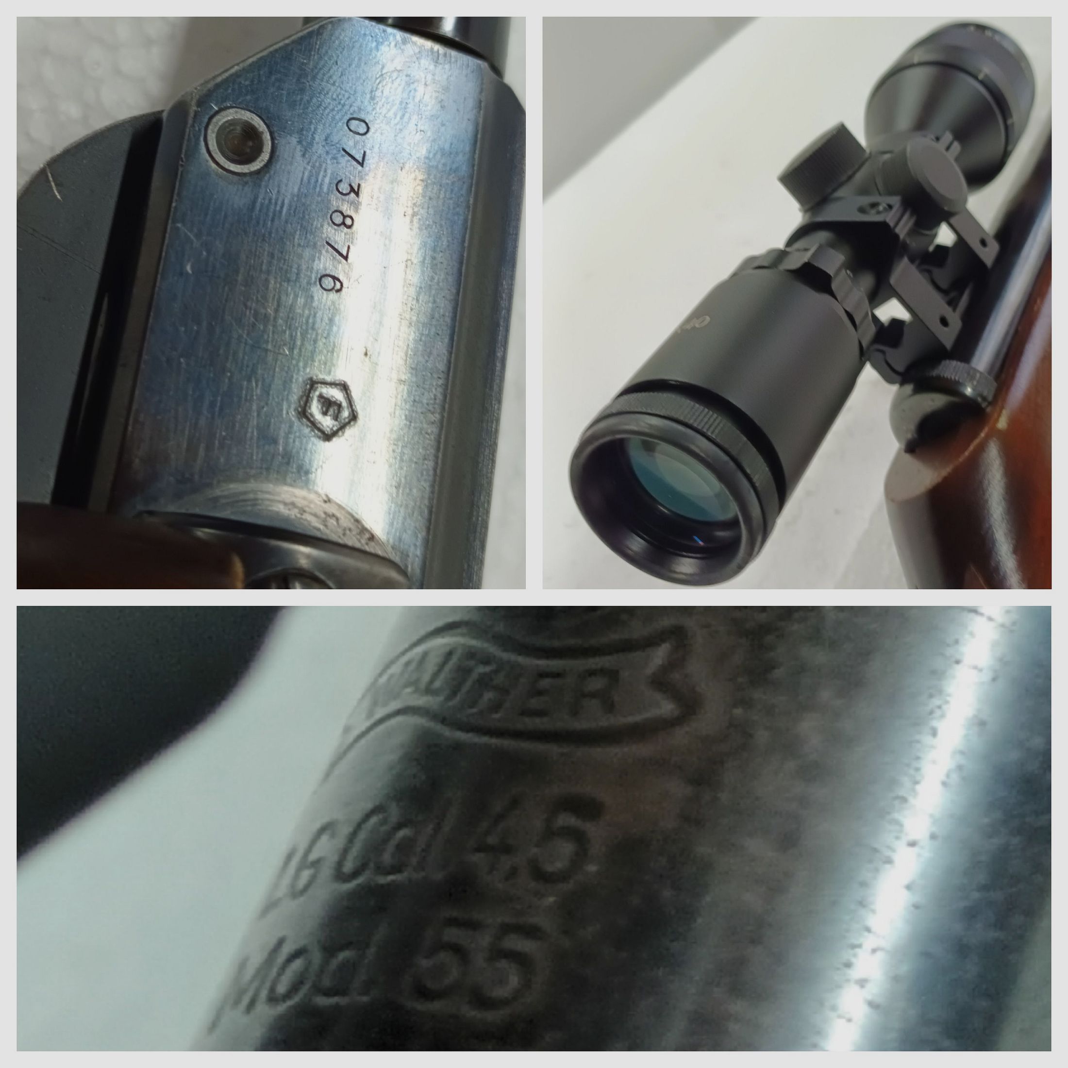 Walther LG55 luchtgeweer + suppressor + scope 3-9x40, afbeelding 7 van 7