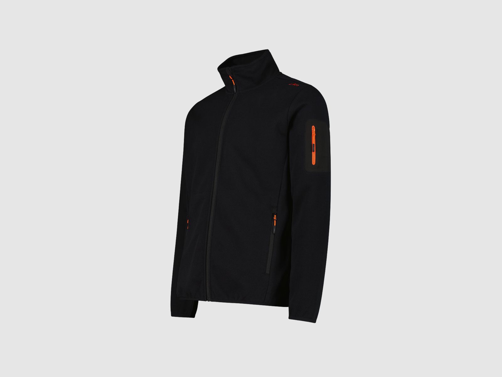 CMP Herren Knit-Tech-Fleece Schwarz