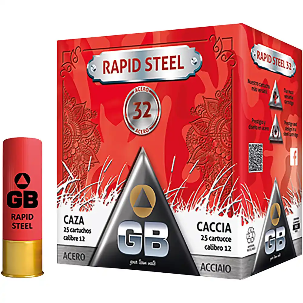 GB RAPID STEEL 12/70 - 32G - 3,5 MM / NR. 3 - 25 SCHUSS, Bild 1 von 3