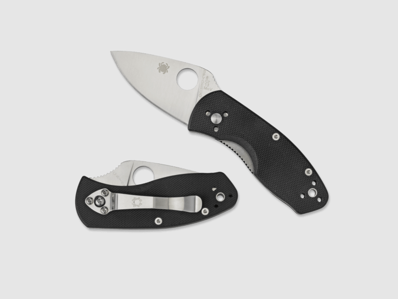 Couteau de poche Spyderco Ambitious avec clip de ceinture