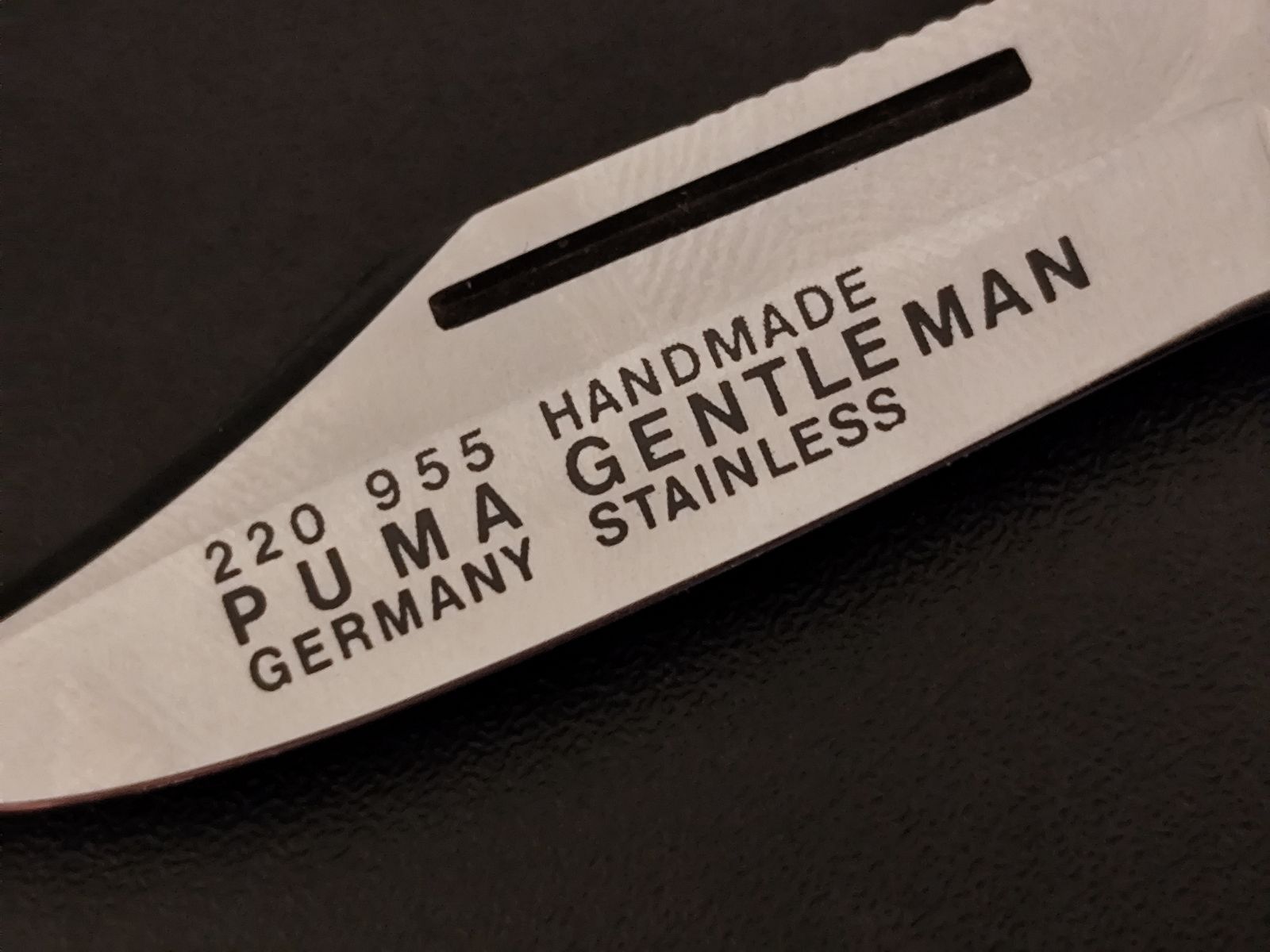 Puma Gentleman Germania Acciaio Inossidabile 220 955 Coltello Lockback 22881