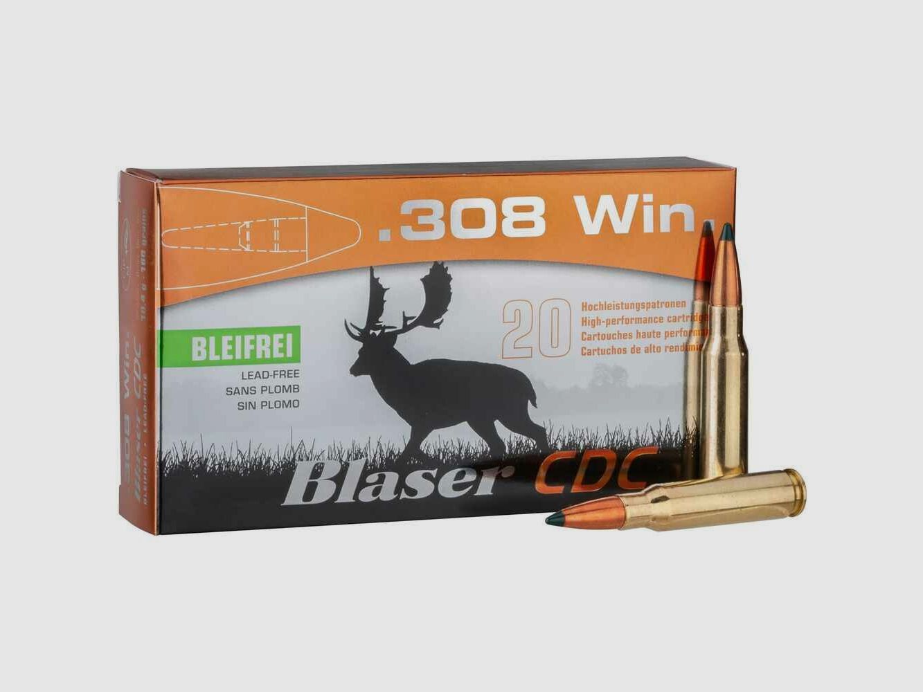 Blaser CDC 160grs Bleifrei - 20 Stk, Bild 1 von 4