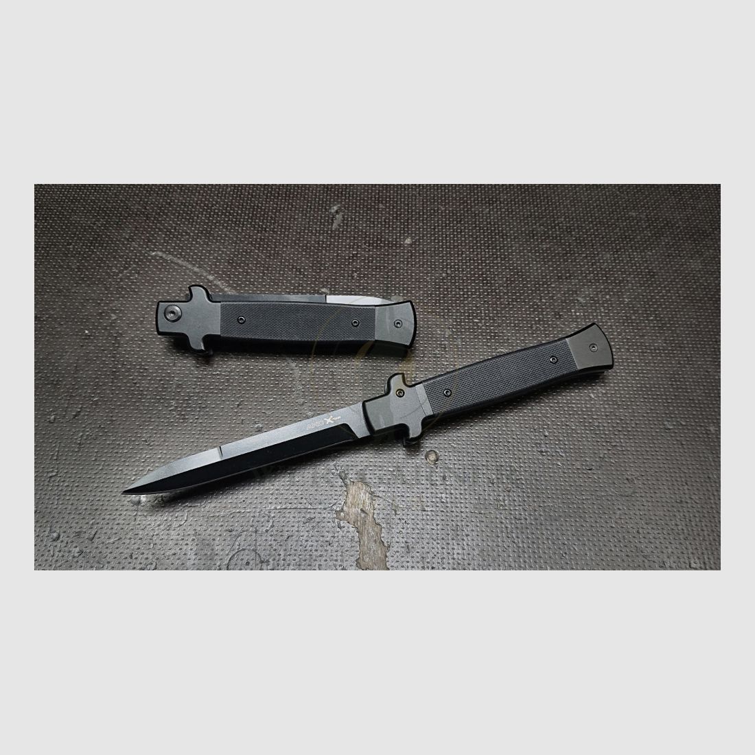 Springmesser SHADOW 23cm G10 schwarz