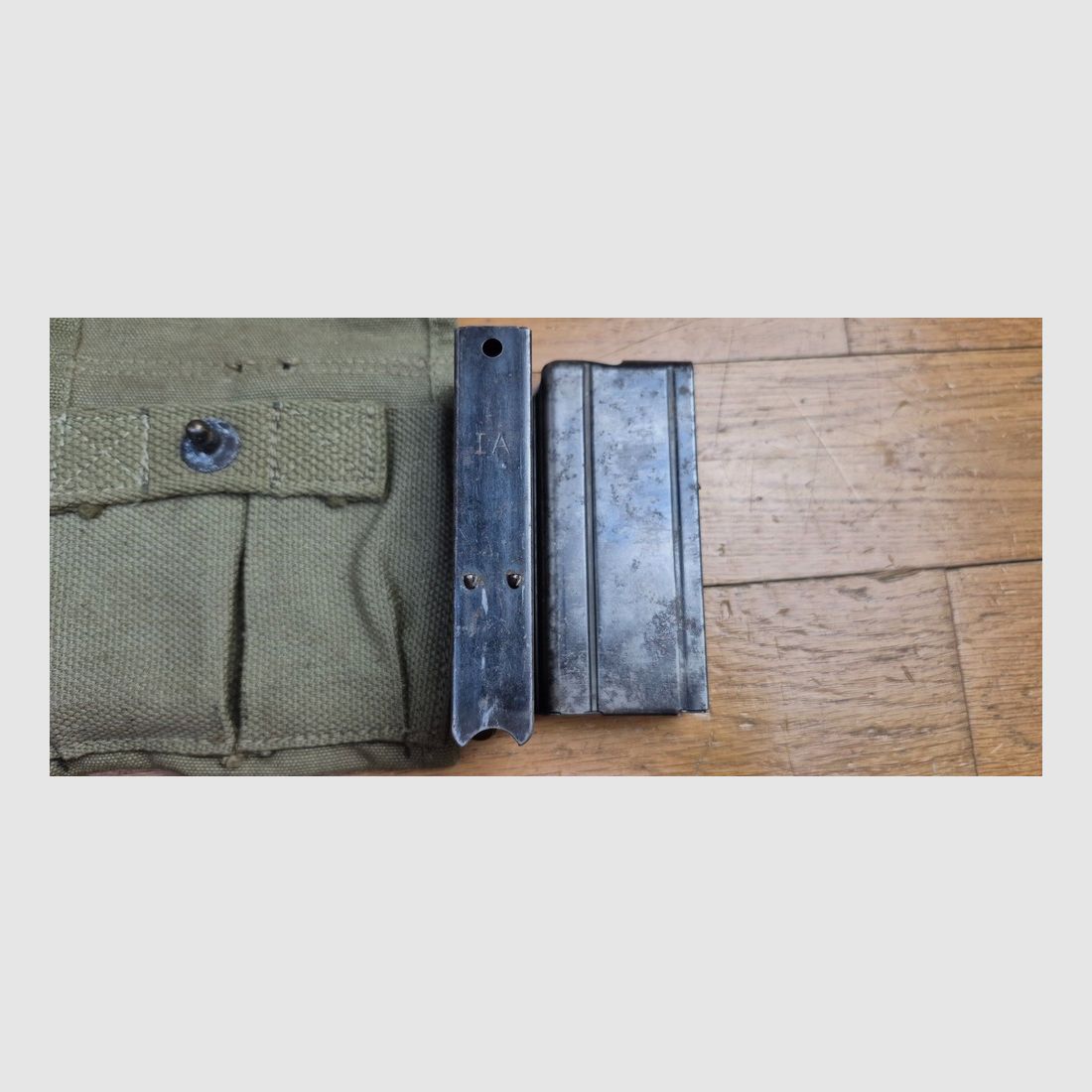 Tombée du Himmel! Rarissime USM1 A1 Fallschirmjägerbüchse der ersten Serien – Inland-Waffen von Mai 1943 – 1. Serie von 70.948 Waffen – 100% Inland und 100% original – Kal. .30 M1 – Rarität in ausgezeichnetem mechanischen und ästhetischen Zustand – Kat B 2e)! – TBE++, Bild 50 von 55