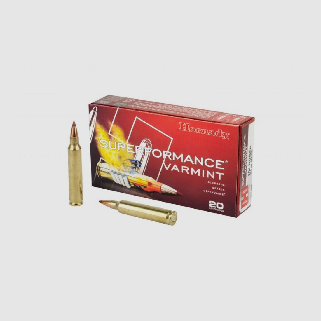 204 Ruger Hornady SUPERFORMANCE® VARMINT™ 24 gr NTX® VE20