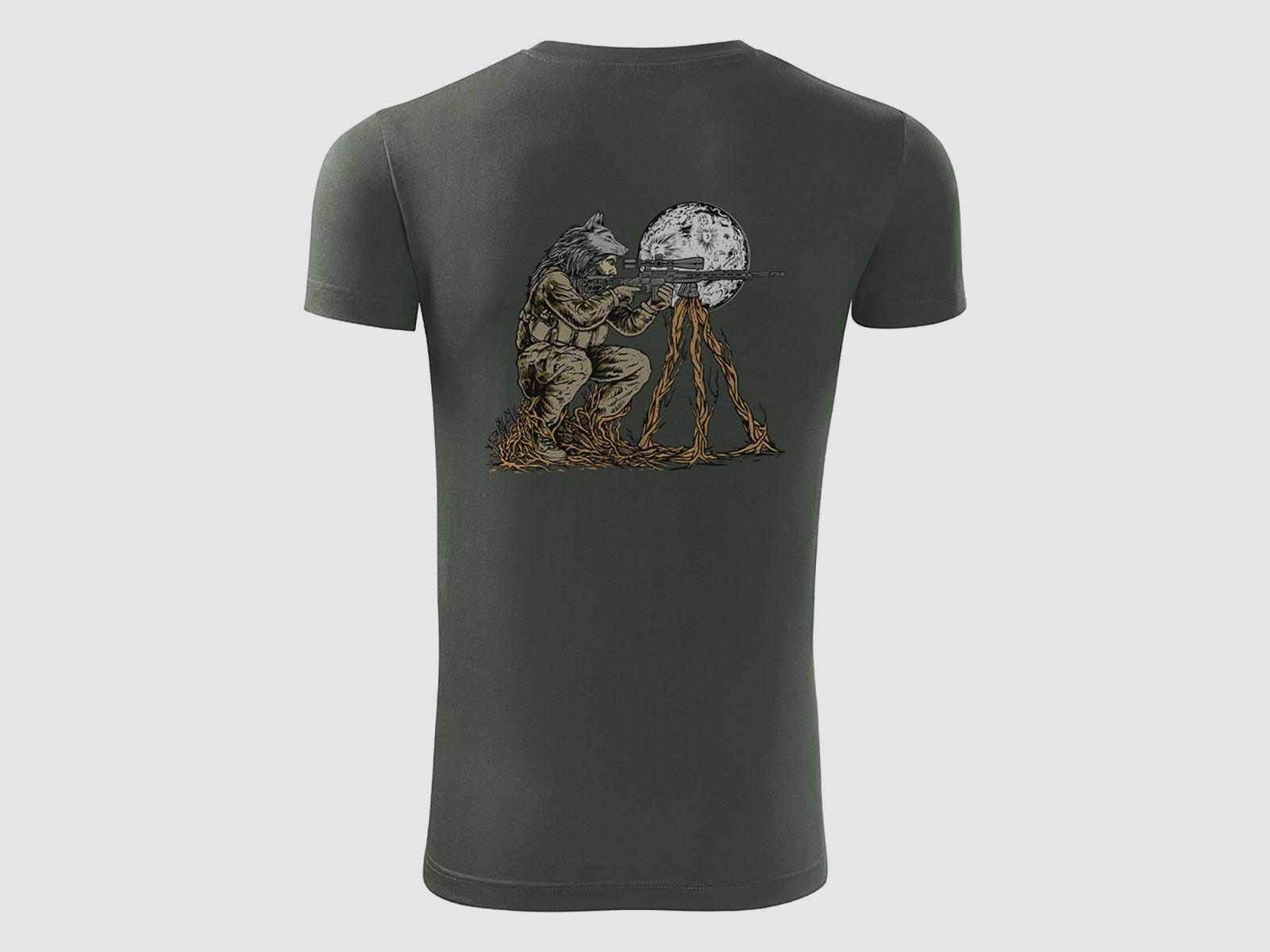 WOLFSKRIEGER Yggdrasil T-Shirt Unisex S ODG, Bild 2 von 2