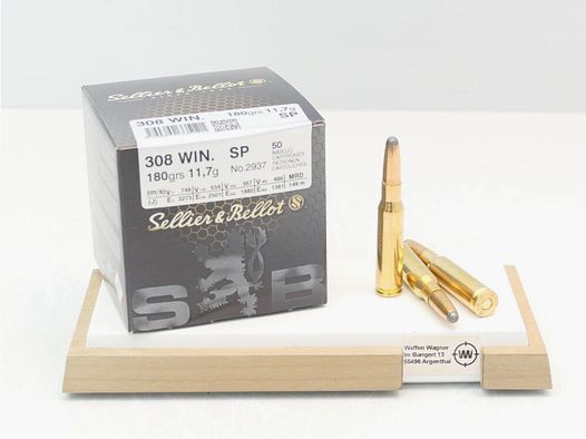 Sellier&Bellot SP 11,7g 180grs A50 .308 WIN