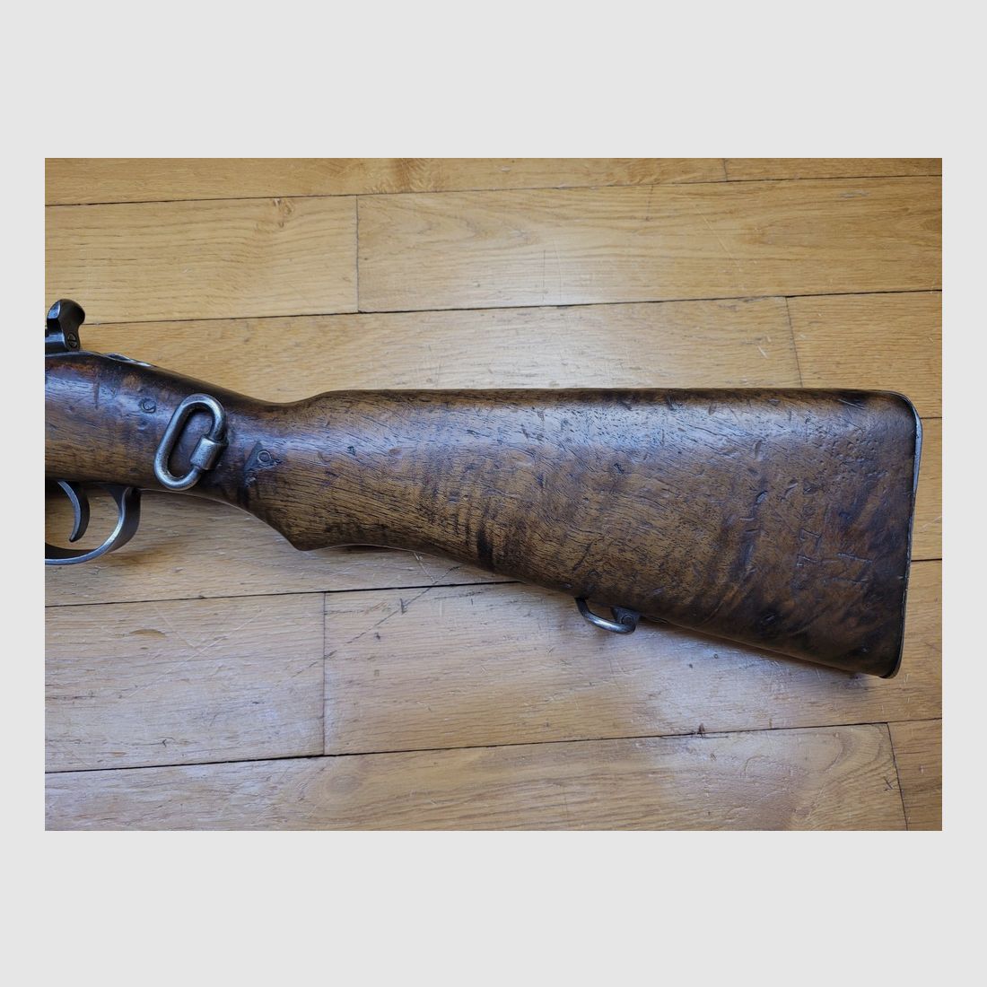 Czcigodny i RZADKI austriacki karabin kawaleryjski M95 (nie 95/30 dokładnie!) – Oryginalny kaliber z lat 14-18 w 8×50 Mannlicher (a nie w 8x56R po 1930) – Clip Mannlicher dostępny – Arsenal w Steyr i 100% oryginał – Kategoria D – Bardzo rzadki i w ogólnym doskonałym stanie, zdjęcie 24 z 31