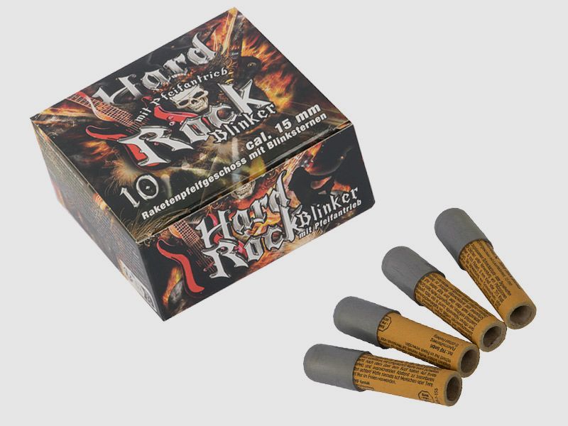 Pyro Umarex Hard Rock Blinker Raketenpfeifgeschosse 10 StĂĽck (P18)