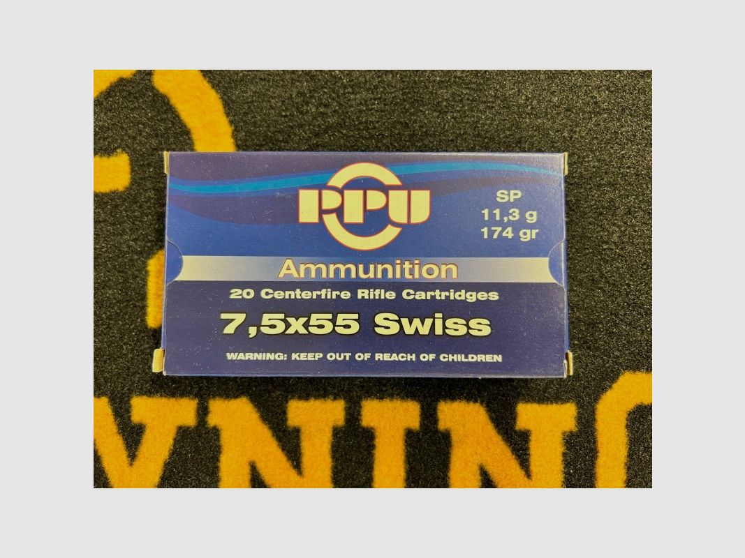 Partizan 7,5x55 Schweizer SP 174 grs (x20), Bild 1 von 2