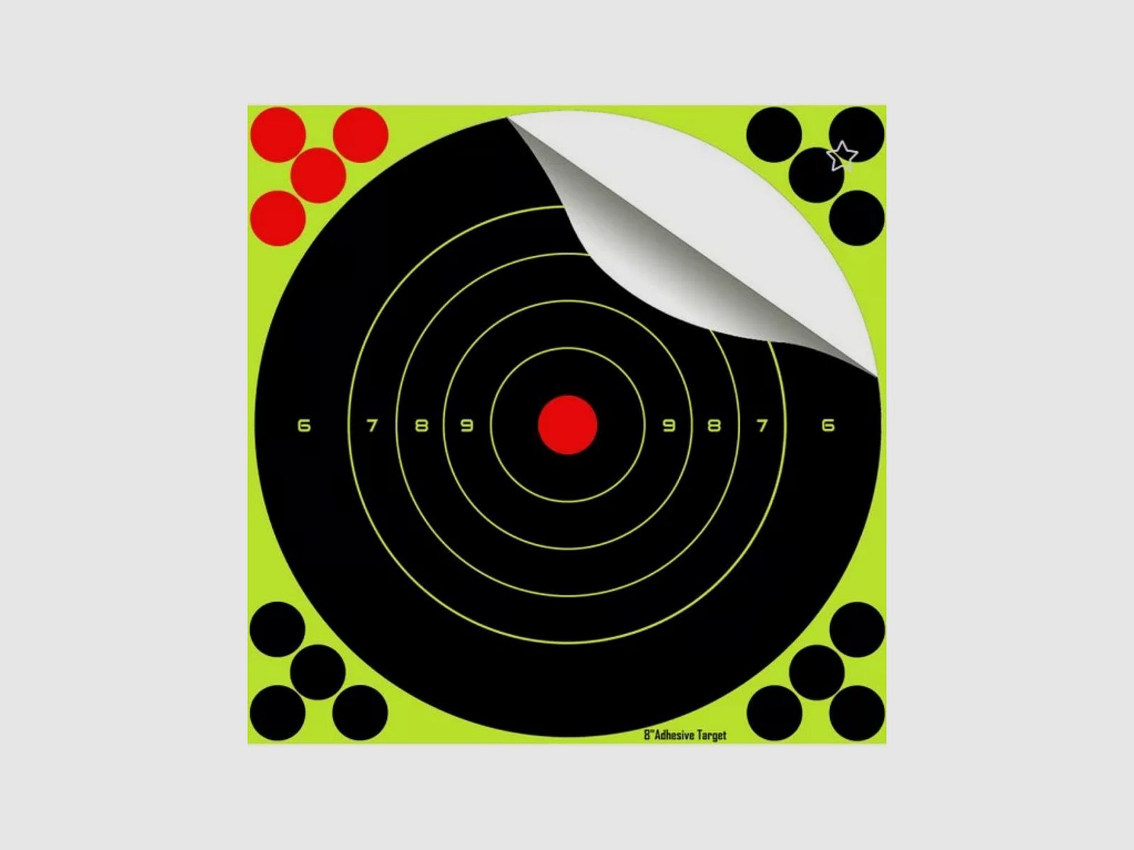 Cible splatter adhésive, burst, 8″