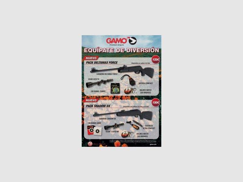 Gamo IGT oder PCP Gewehrset im Angebot – Kaliber 4,5 und 5,5 mm