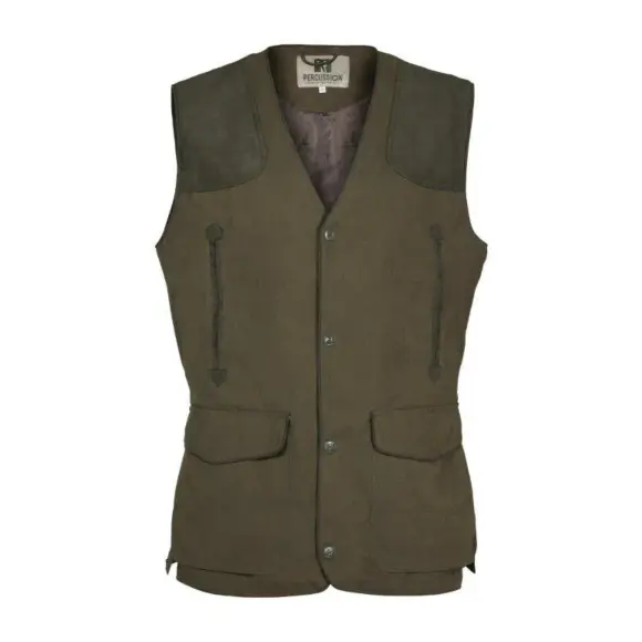 Weste Jagd Percussion Rambouillet Kaki