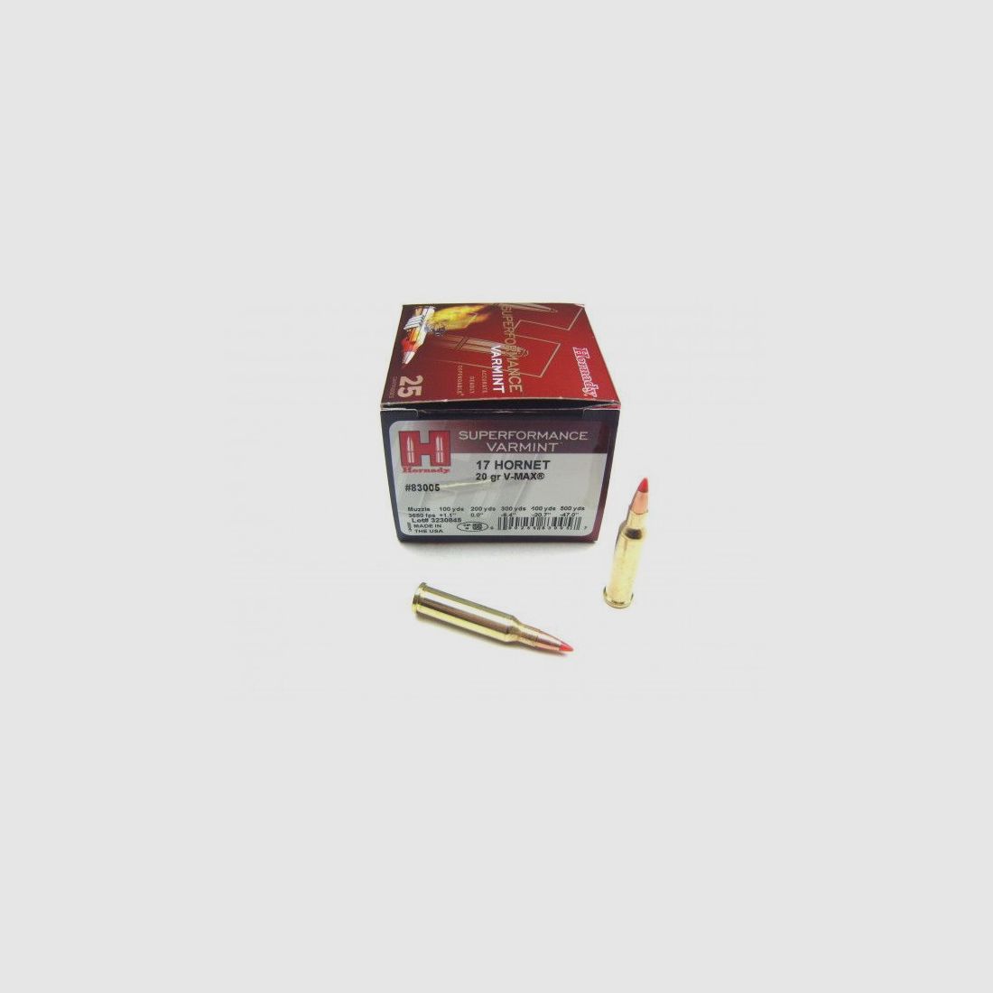 Hornady V-Max Cal. 17 Hornet - 1.3g/20gr