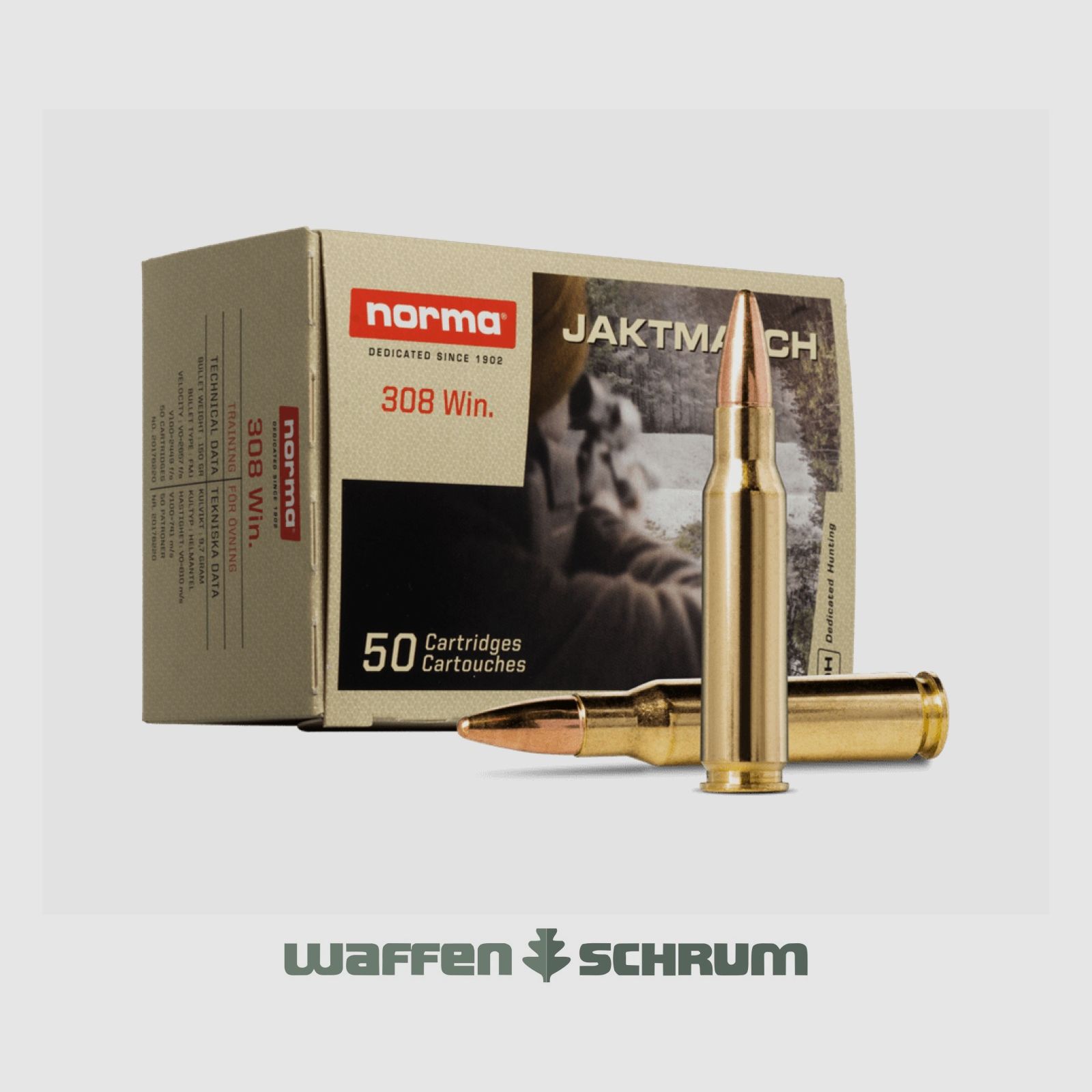 Norma Jaktmatch VM 9,7g - 150gr .308Win 50er Pck.