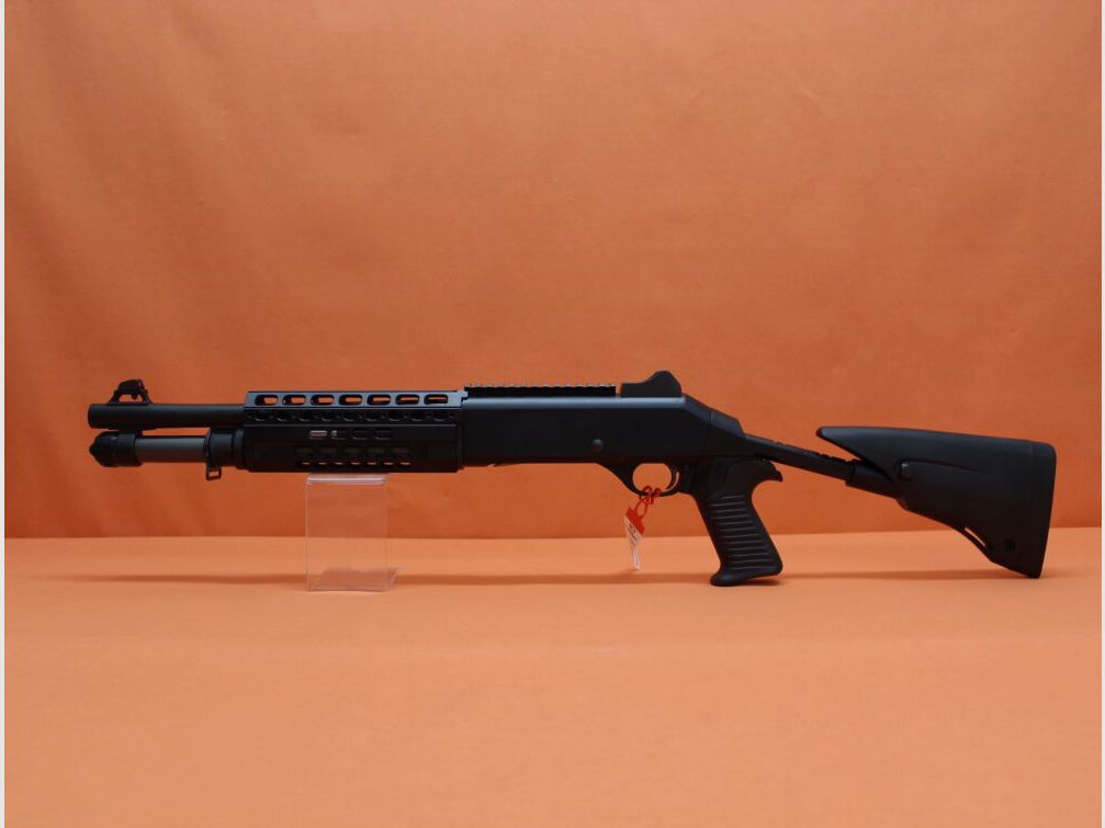 Benelli Ha.Flinte 12/76 Benelli M4 A1 TS Black 14" Lauf/ Multichoke/ Teleskop-Schaft/ Picatinny (M4T-PRO)