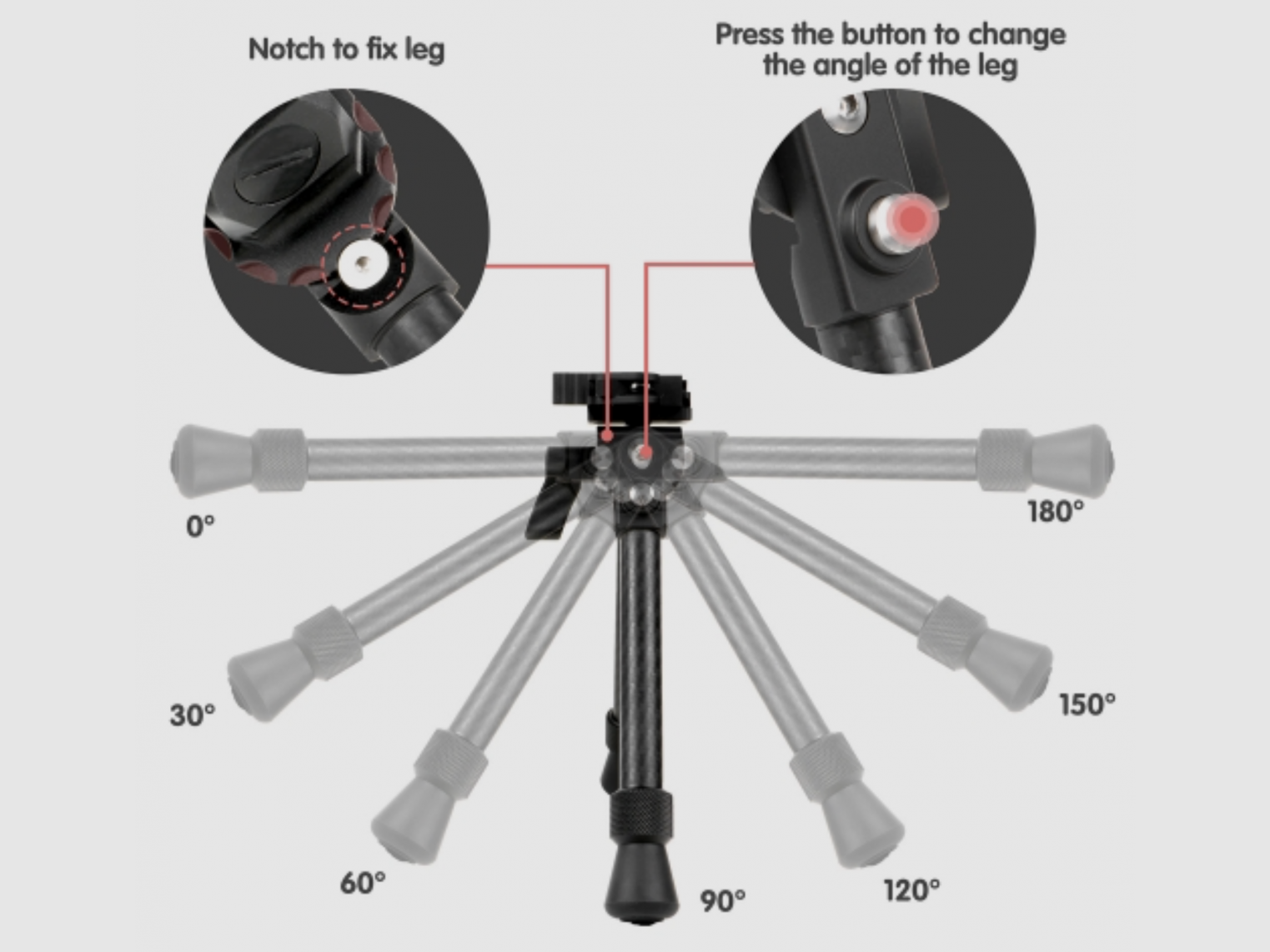 Carbon bipod, image 3 of 23