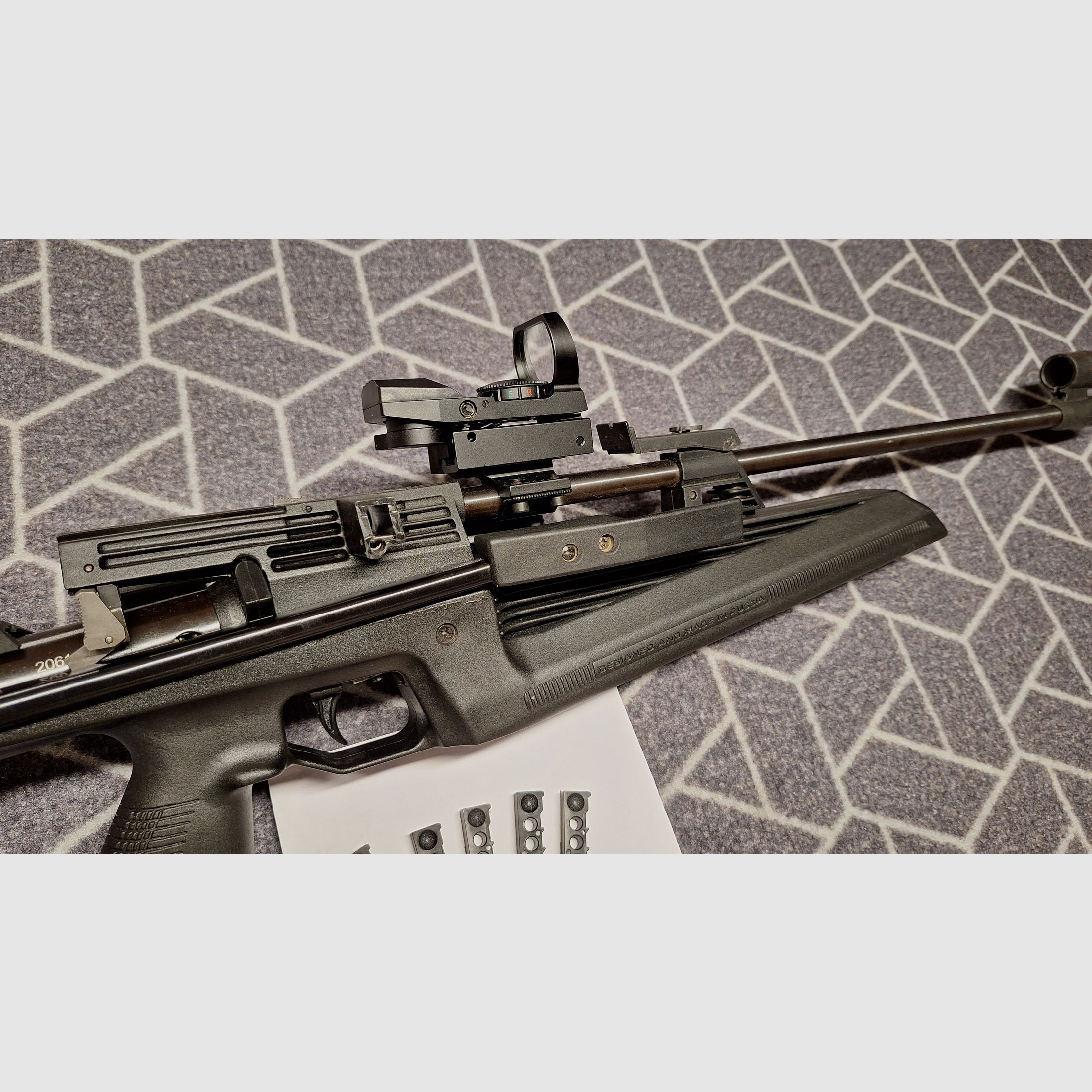 Baikal IJ61/MP61 gas pressure side lever with Reddot - rarity for collectors!