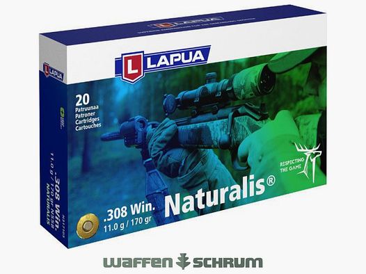 Lapua Naturalis 11.0g - 170gr. .308Win