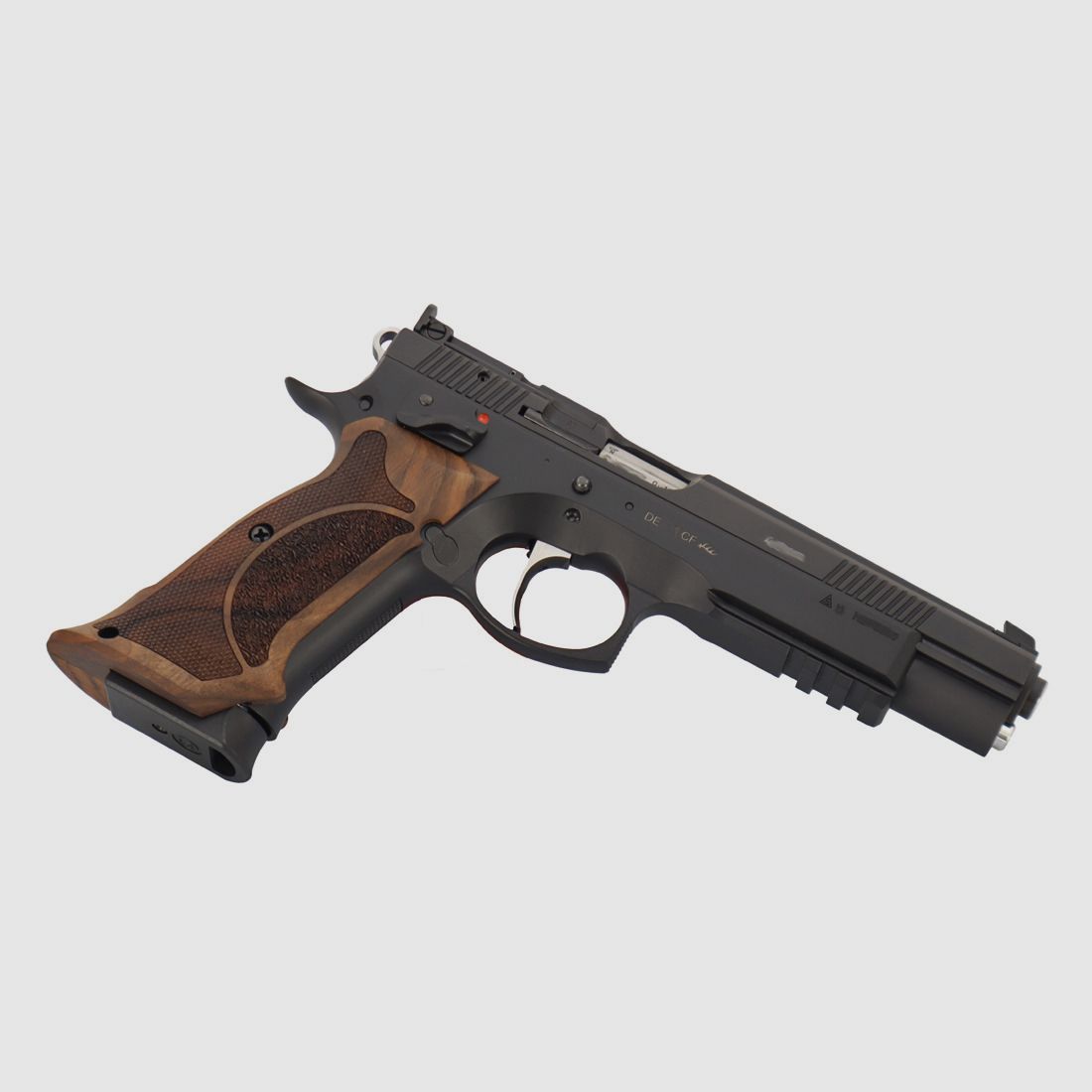  Waffen-Oschatz CZ75 Viper 6 Zoll mit SAO-Abzug - Optic Ready - Nussbaum Matchgriff