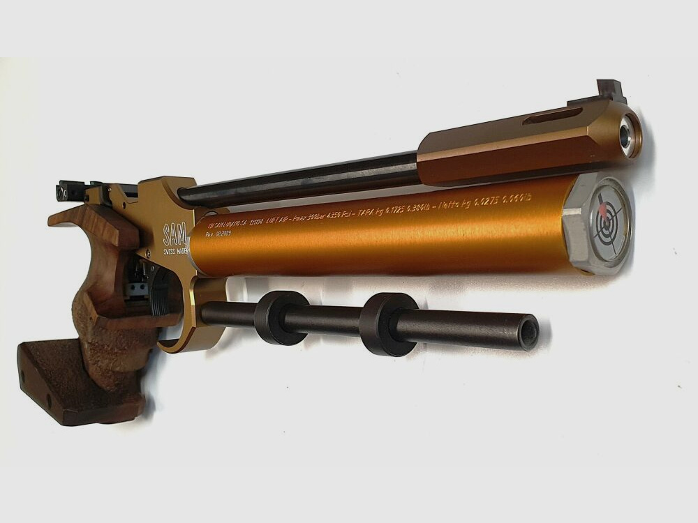 Anschütz Pressurized Air Pistol Anschütz SAM M10 Gold Edition - Used - Cal. 4.5mm