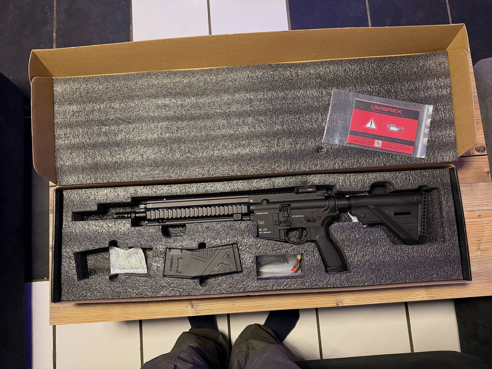Heckler & Koch HK416 A5 Airsoft Vollmetall MosFet S-AEG 6mm BB schwarz