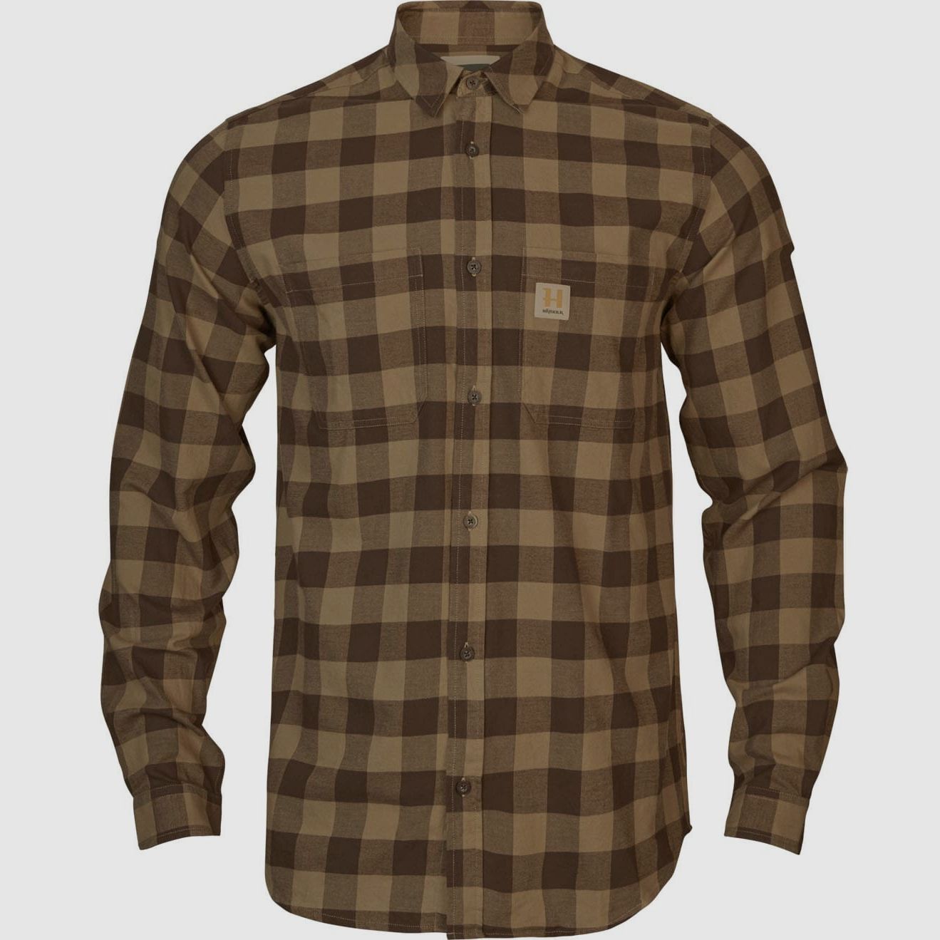 Härkila Hemd Scandinavian Antique Bronze check