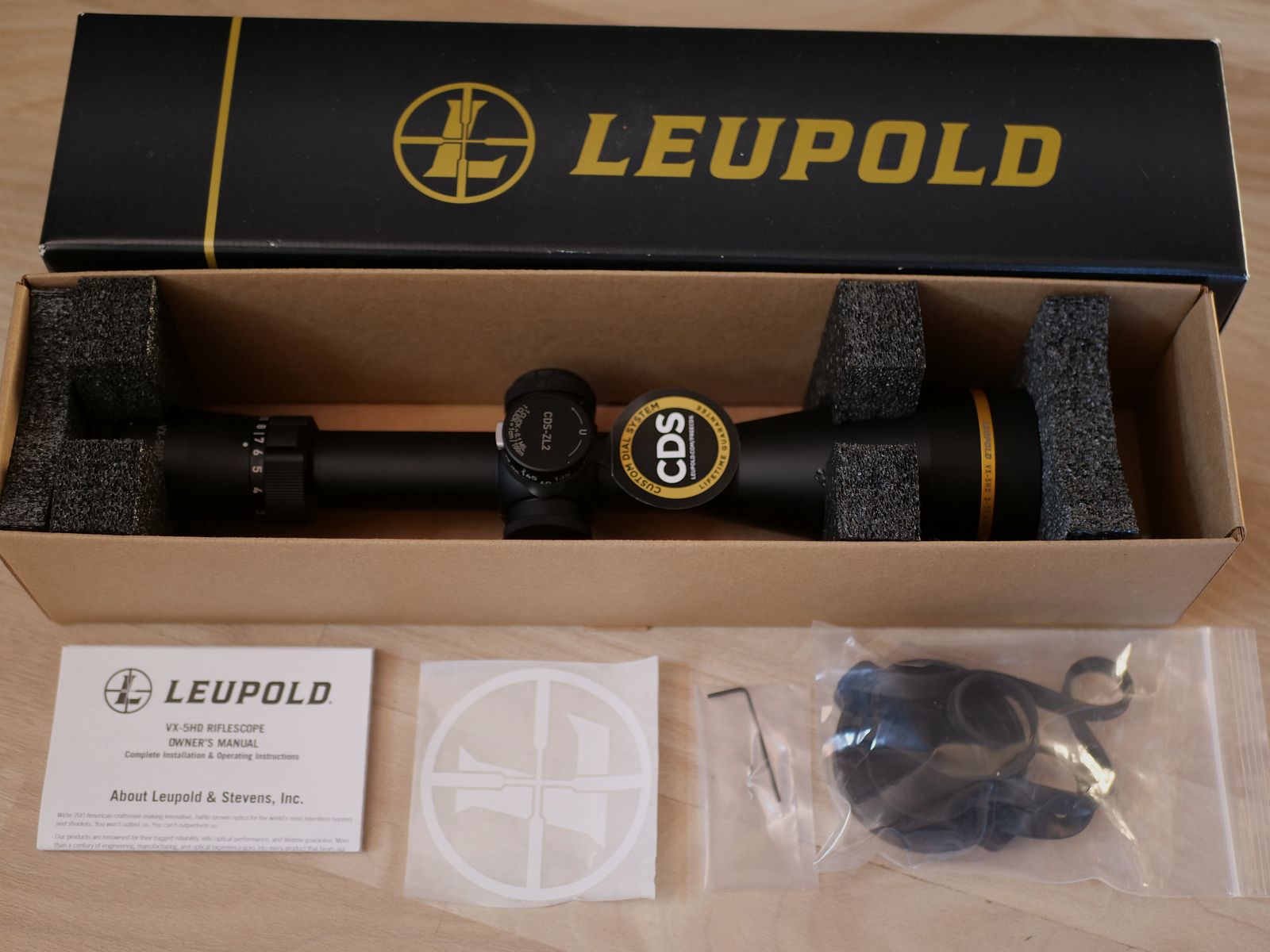 LEUPOLD VX-5HD 3-15x56 CDS-ZL2 30mm
