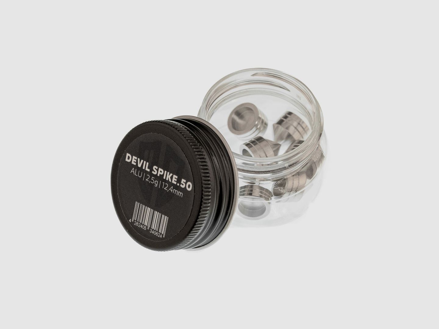 6x DEVIL SPIKE.50 | Aluminium | Cal.50 | 2,5g | ⌀ 12,4mm | HDR50
