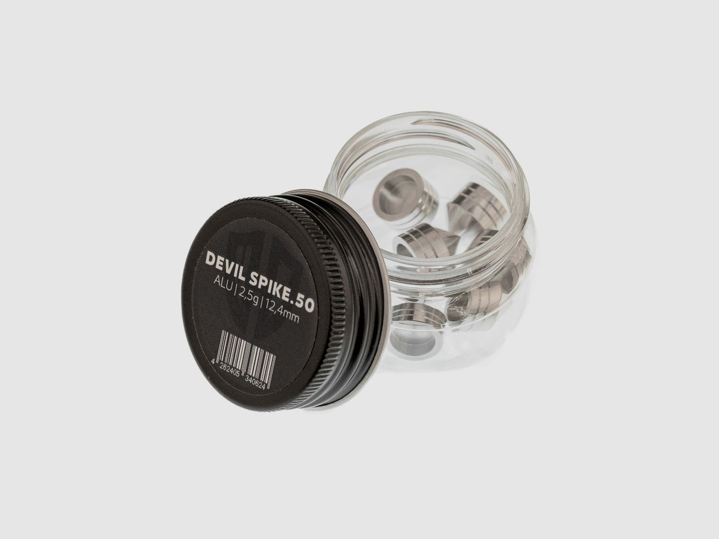 6x DEVIL SPIKE.50 | Aluminium | Cal.50 | 2,5g | ⌀ 12,4mm | HDR50