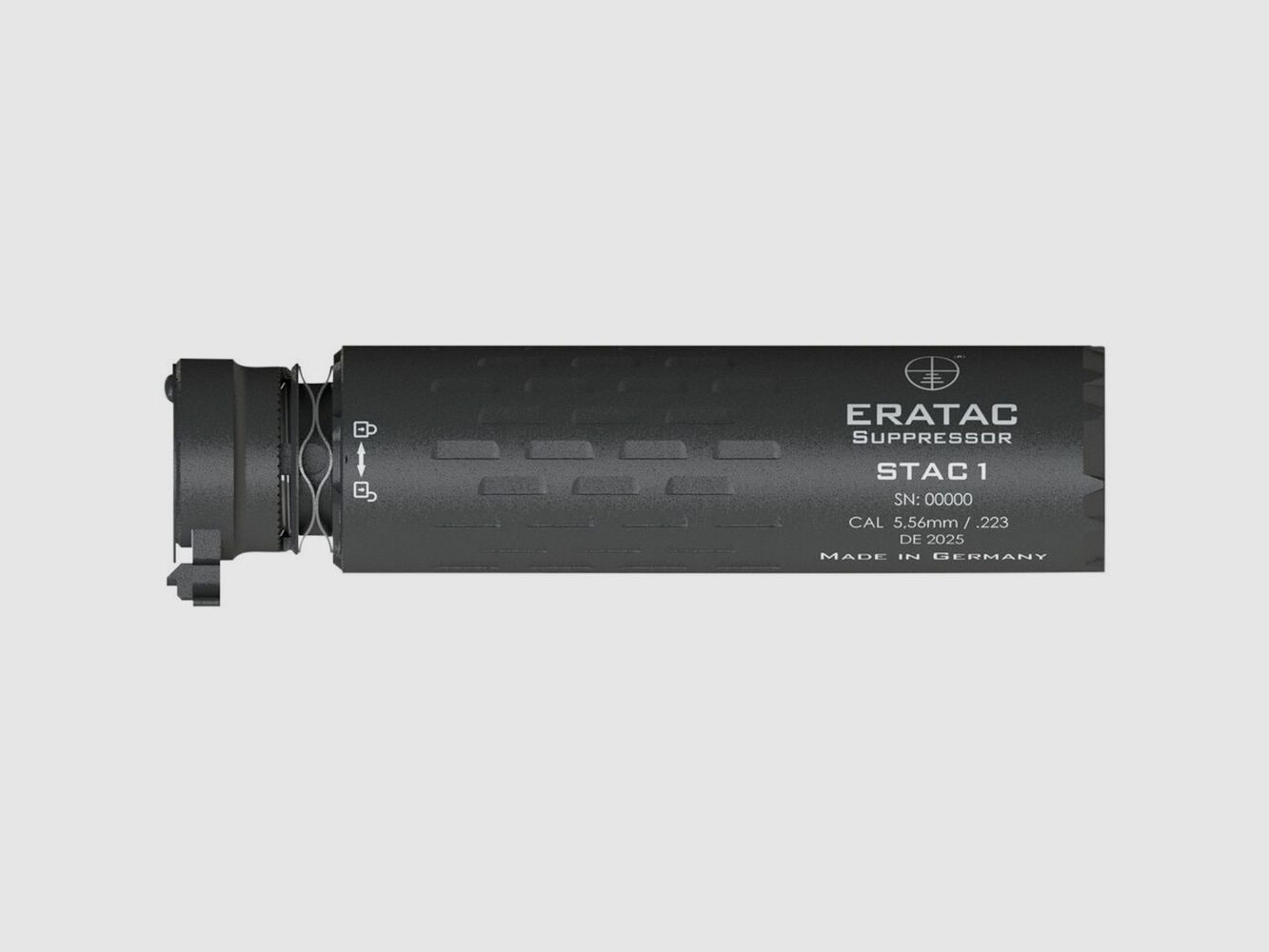 ERATAC Schalldämpfer STAC1 Kaliber .223 Kaliber .223 / 5,56 mm - A2-Mündungsbremse Mil-Standard (UMS), Bild 1 von 2