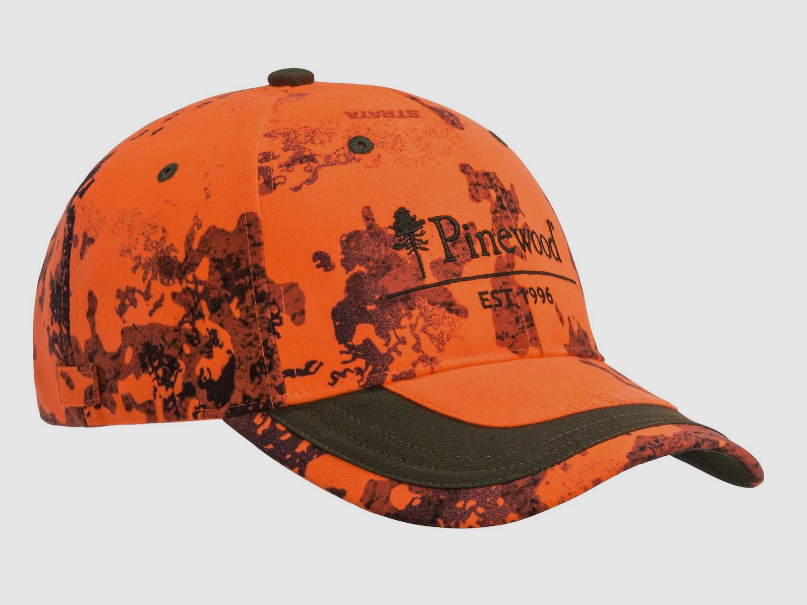Pinewood Cap Kids Strata Blaze Moss Green