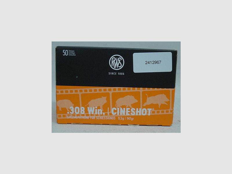 .308Win CINESHOT - 9.0g/147gr (a50)