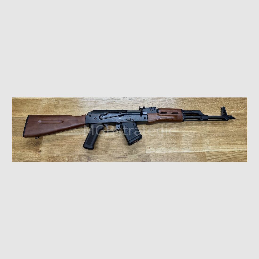 SDM AK-47 halbautom. Büchse 7,62x39 - Russen Version 415mm Lauf / hartverchromt / Montageschiene / Holzschaft System AKM AK47