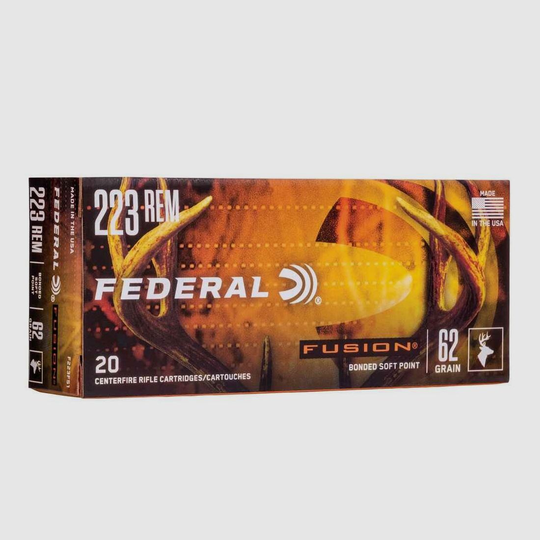 .223 Rem. Fusion 4.0g/62grs. Federal Ammunition
